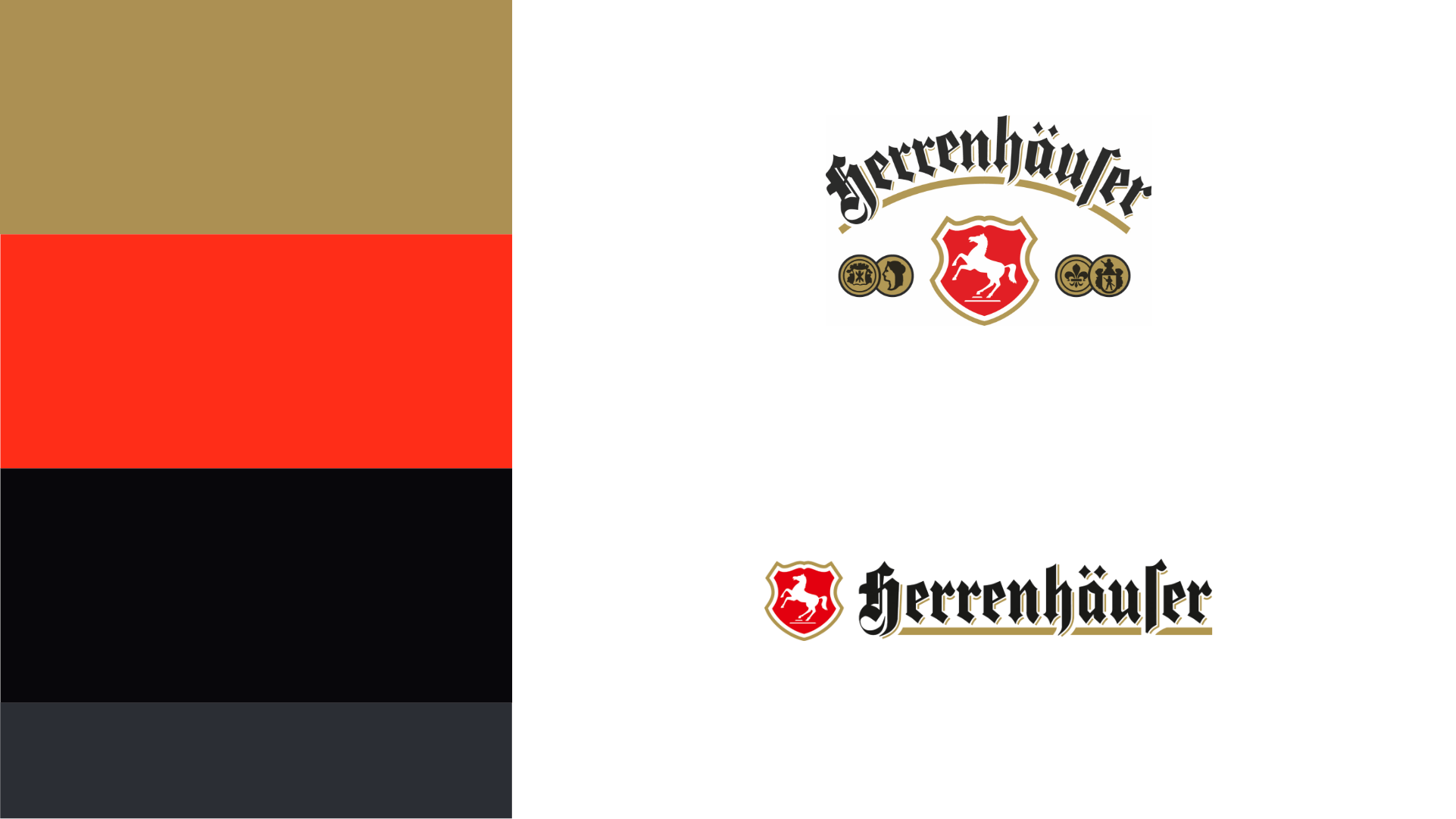 Herrenhäuser Brauerei Logos und Farben